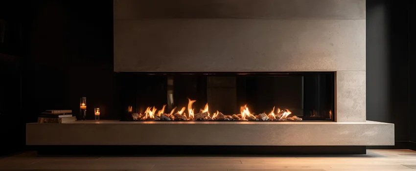 Gas Fireplace Ember Bed Design Services in Floral Park, New York