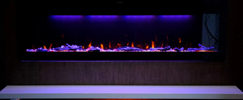 Dynamic Flame Color Fireplace Installation in Floral Park, NY